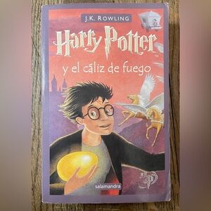 Harry Potter Y El Caliz De Fuego Book Spanish